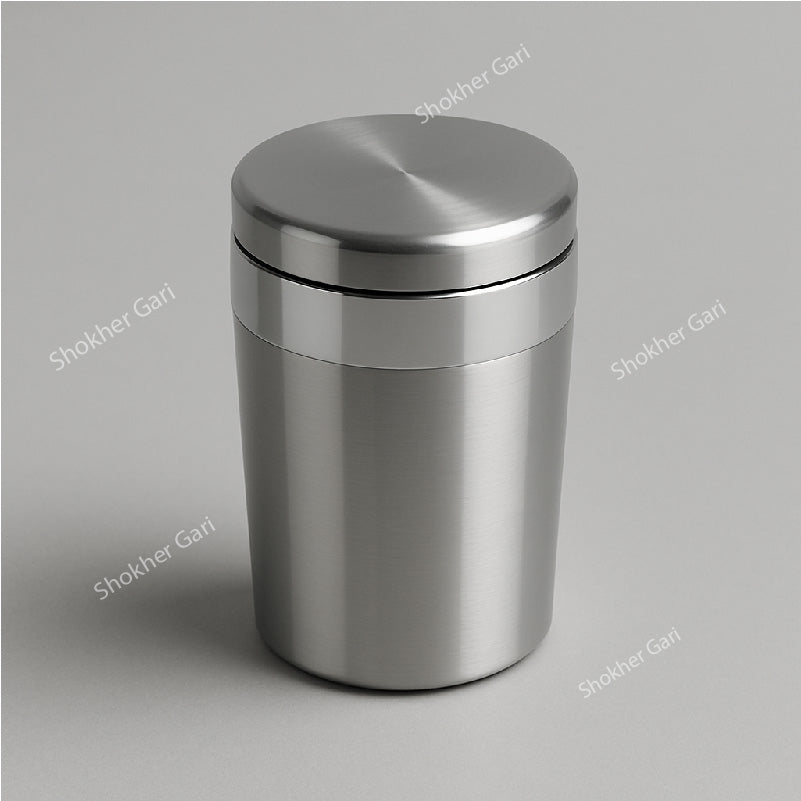 Car  ashtray Holder Led - Silver image