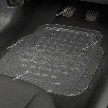 Universal transparent floor mat 5pcs set  image 1