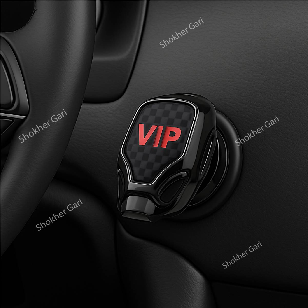 Car Engine Start Stop Switch Button Cover 1 Piece - VIP image