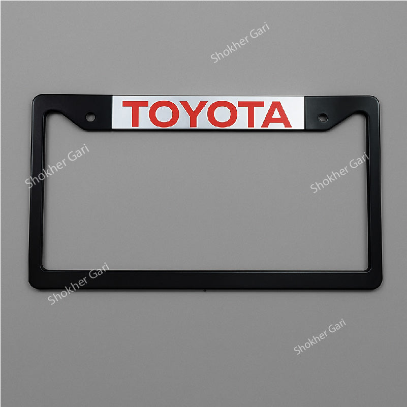 2 Pcs Number Plate Casing Plastic - Toyota image