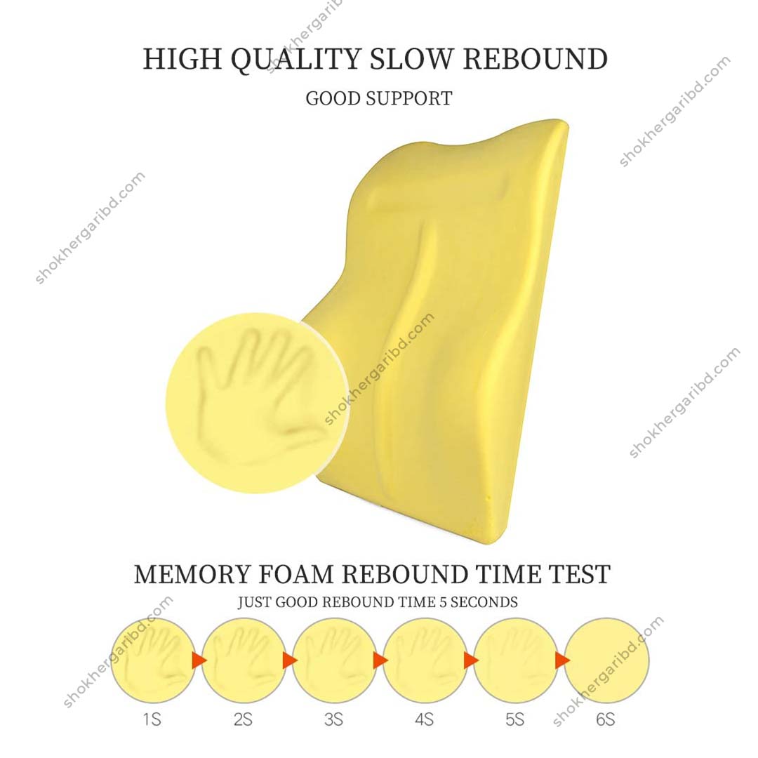 Car Premium Liner Design Back Pillow Lumber Support image 1