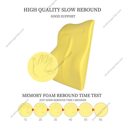 Car Premium Liner Design Back Pillow Lumber Support image 1