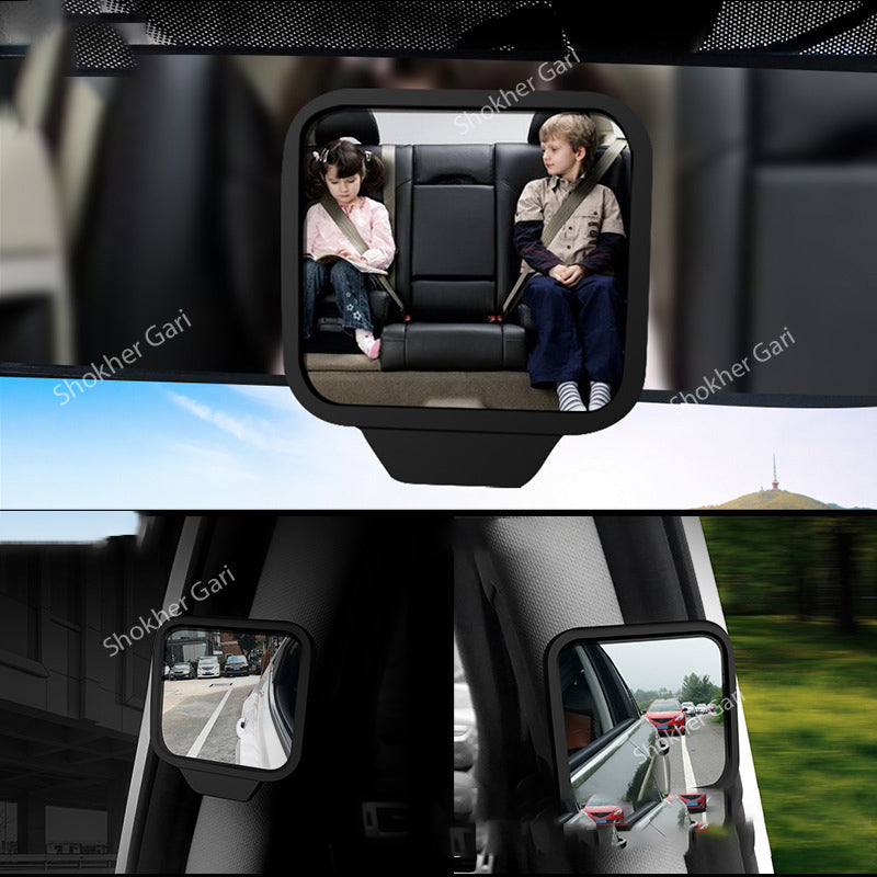 2pcs Set Car Magnet Inside the Rear Door Exit B Pillar image 3