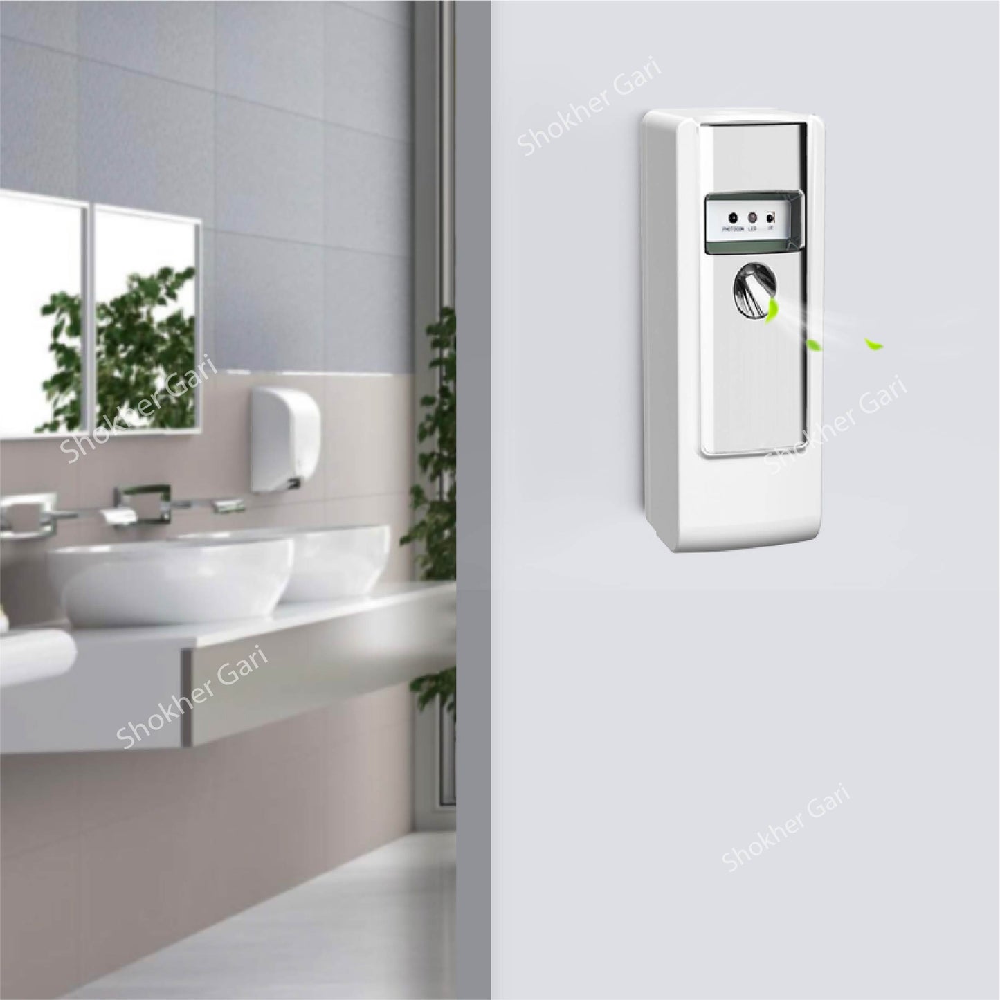 Auto Air Freshener dispenser LED with out Airfreshner image 1