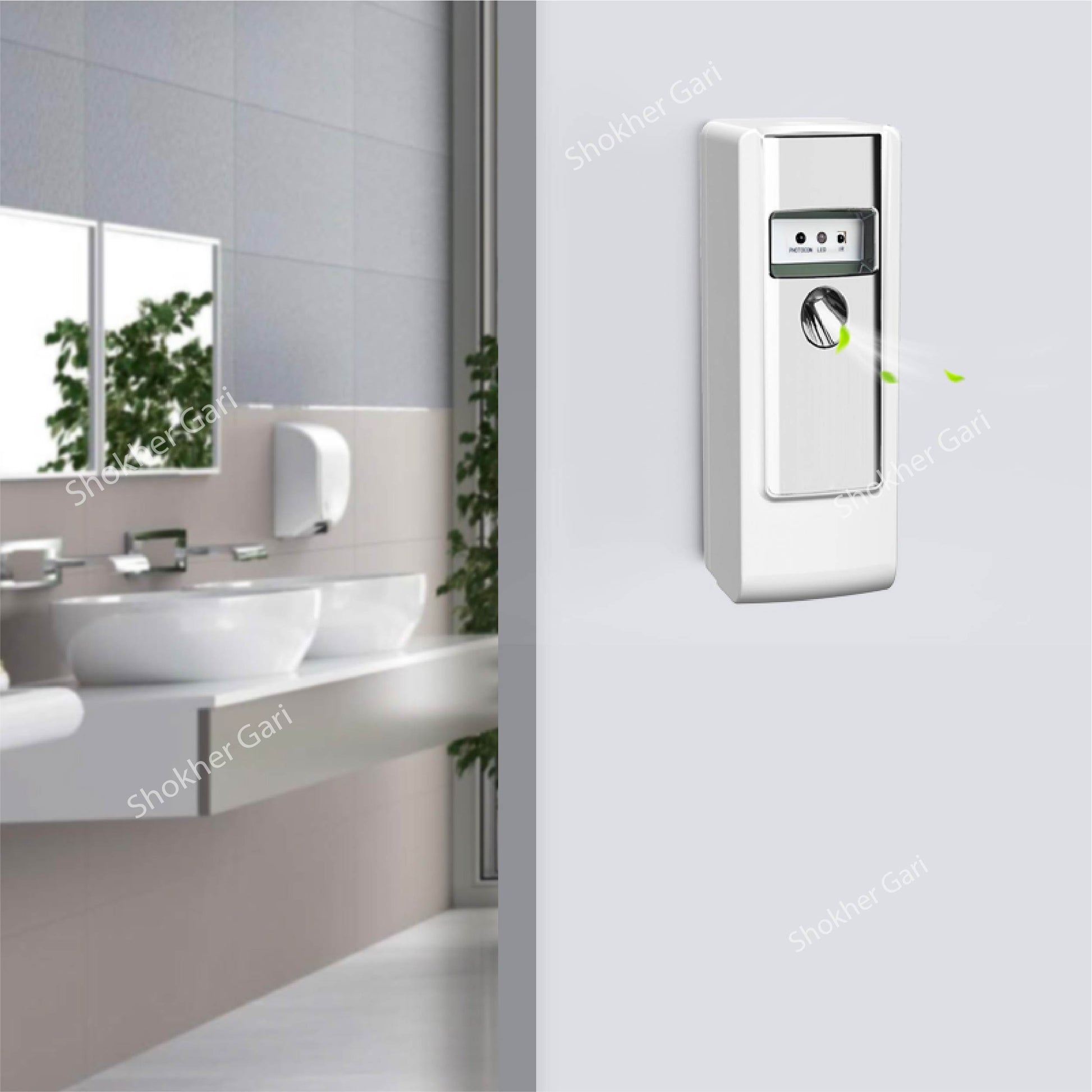 Auto Air Freshener dispenser LED with out Airfreshner image 1