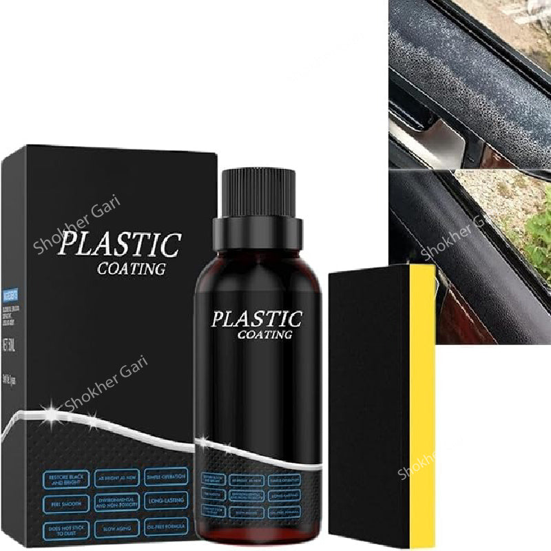 1Pcs Car Plastic Restorer Plastic Coating 650 Tk image 4