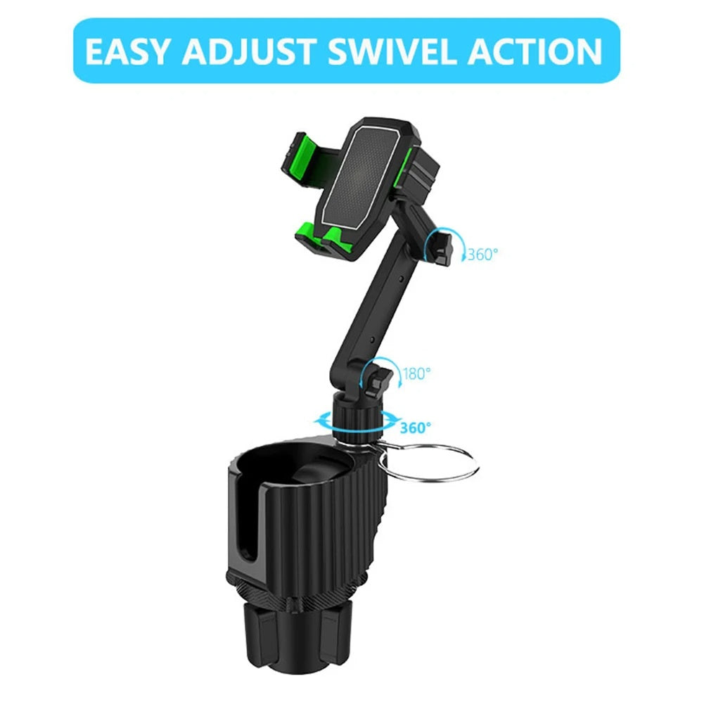 3 in 1 Car Cup Holder Phone Mount Stand Adjustable image 6