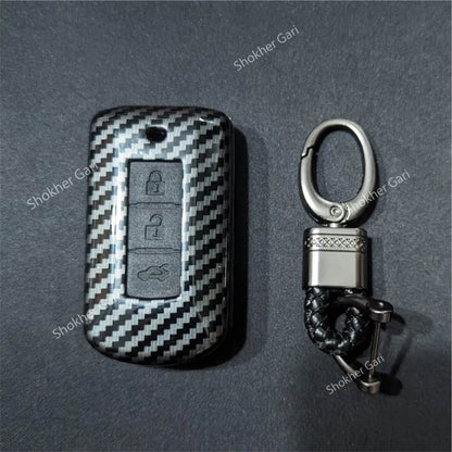 M/Y Carbon Fiber Remote Cover for Mitsubishi Outlander, Eclipe cross, Lancer image 0