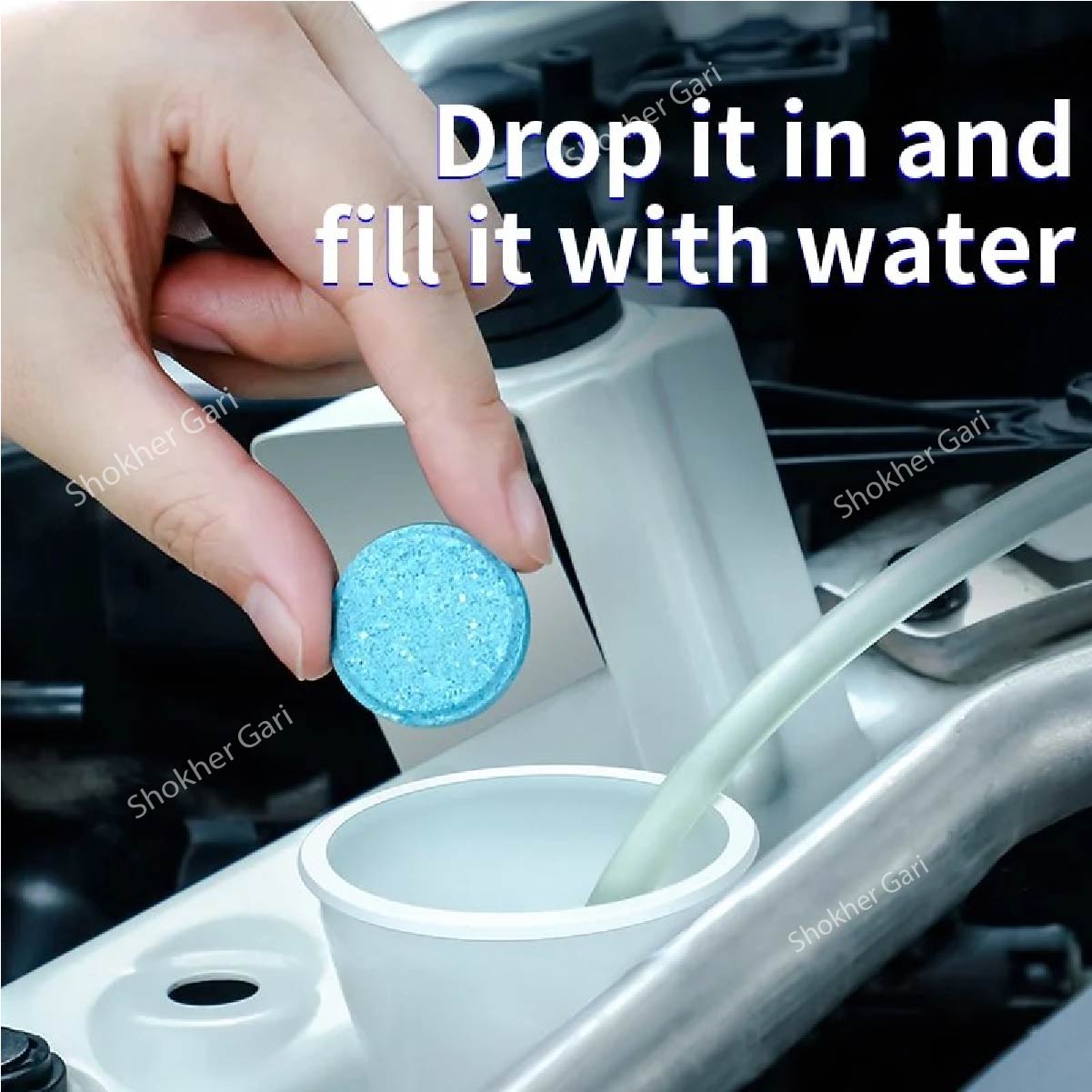 Car Windshied Washer Washing Tablet 6 pcs set image 1