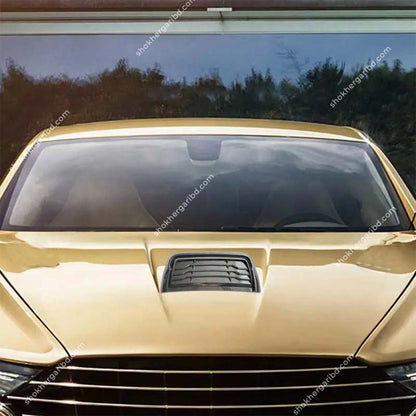 Car Bonnet Hood Fake Air Vent Modification Carbon Fiber Style image 2