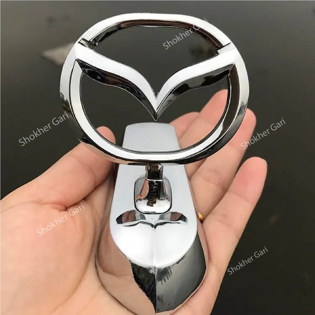 3D Metal Emblem For Car Bonnet- Car Hood stand Logo image 9