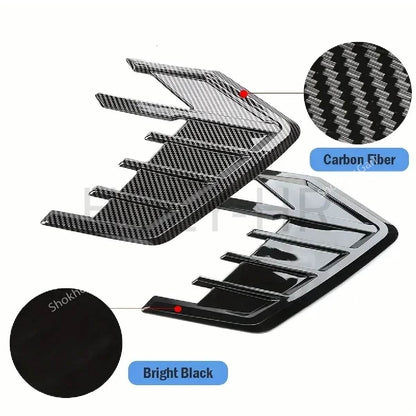 2pcs Universal Car Air Flow Side Fender Hood image 2