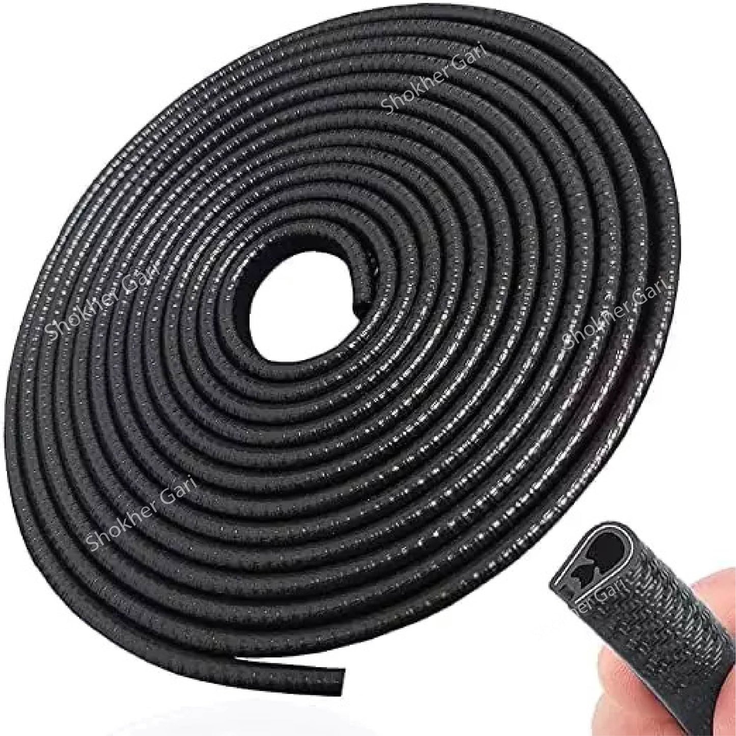 Car Door Guard Shield - Strong Anti-Scratch Door Edge Guard- 5 Colours Bumper Door Edge Protector for 4 Door 17 Feet / 5 Metre image 2