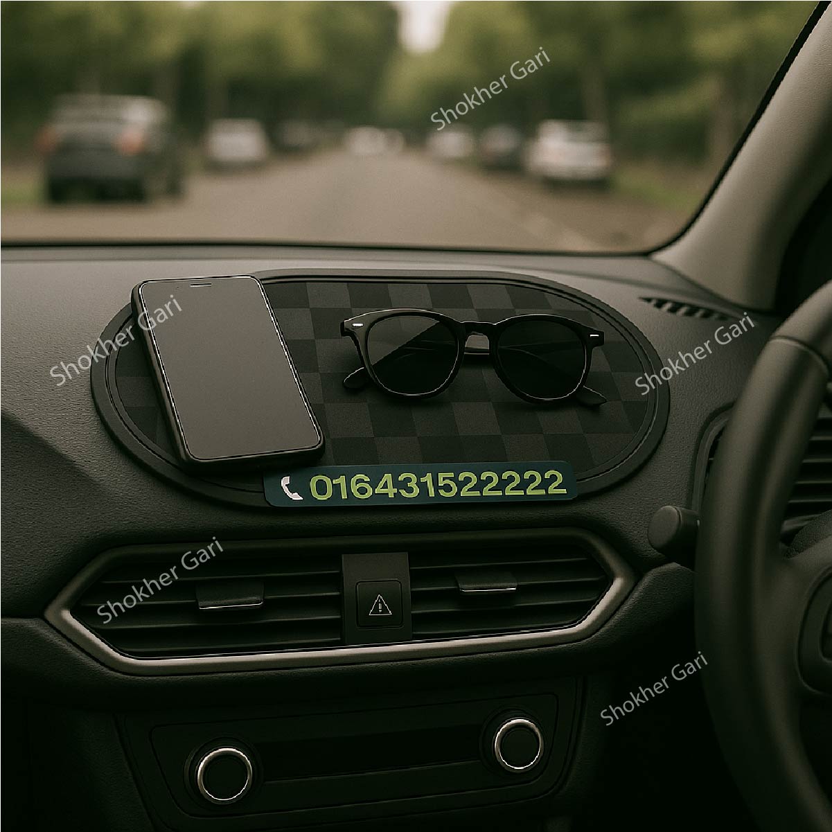 Capsule Shape Twin Color 2 in 1 mobile mat image 4