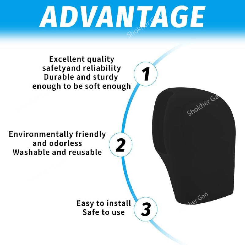 Silicone Car Gear Shift Knob Cover image 4