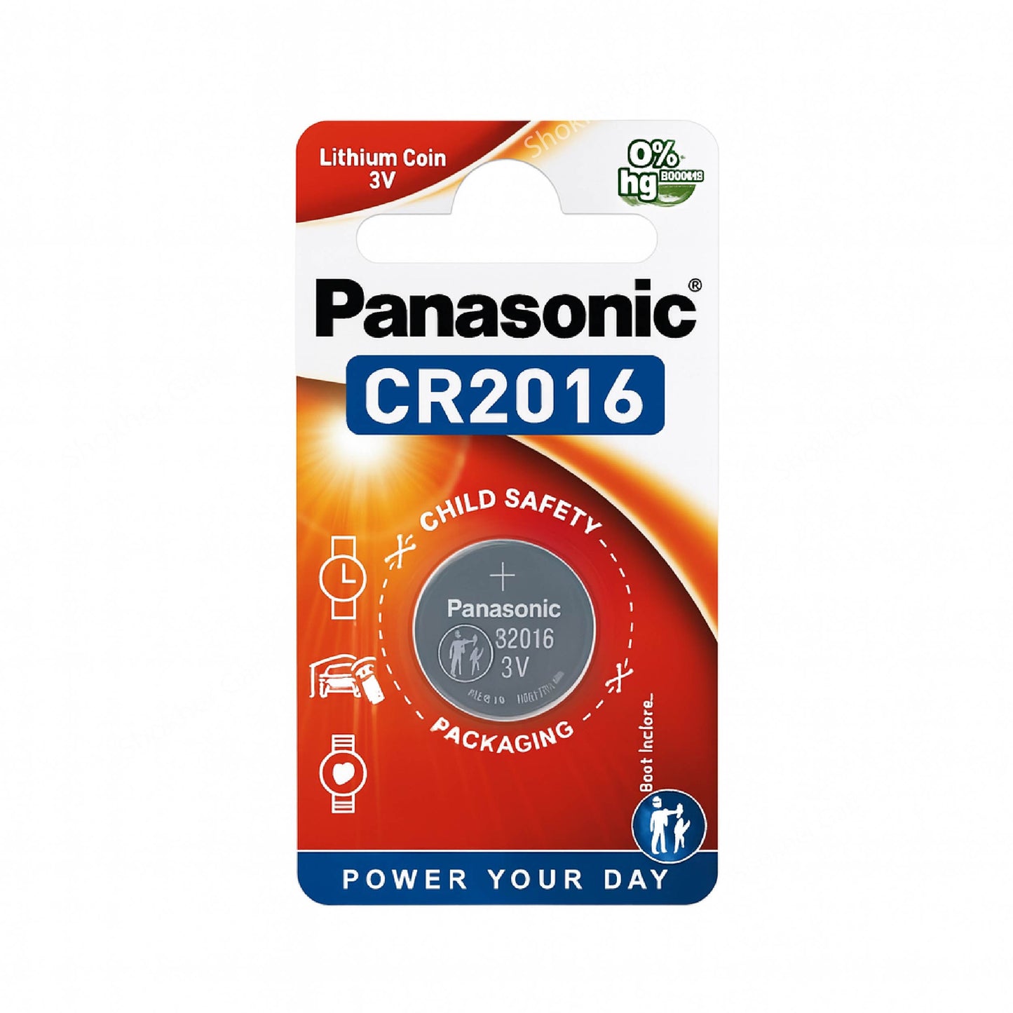 Panasonic Coin Battery For Car Remote 3V image 2