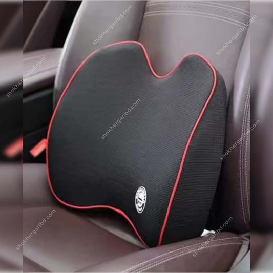 W Shape Car Lumbar Memory Foam Back Pillow image 0