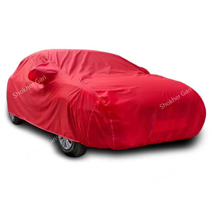 M/Y/P  Sedan / Mid SUV? SUV Car Body Cover- Heatproof , Dustproof and 90% Water Resistant Car Cover &amp; 100% Dustproof - 1590 TK, Red image