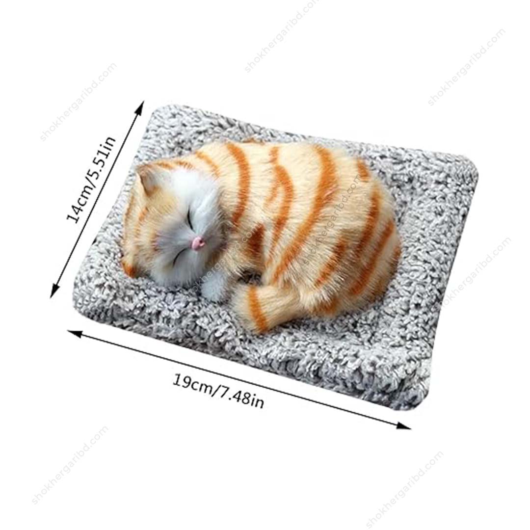 Sleeping Cute Cat for Car Dashboard image 3