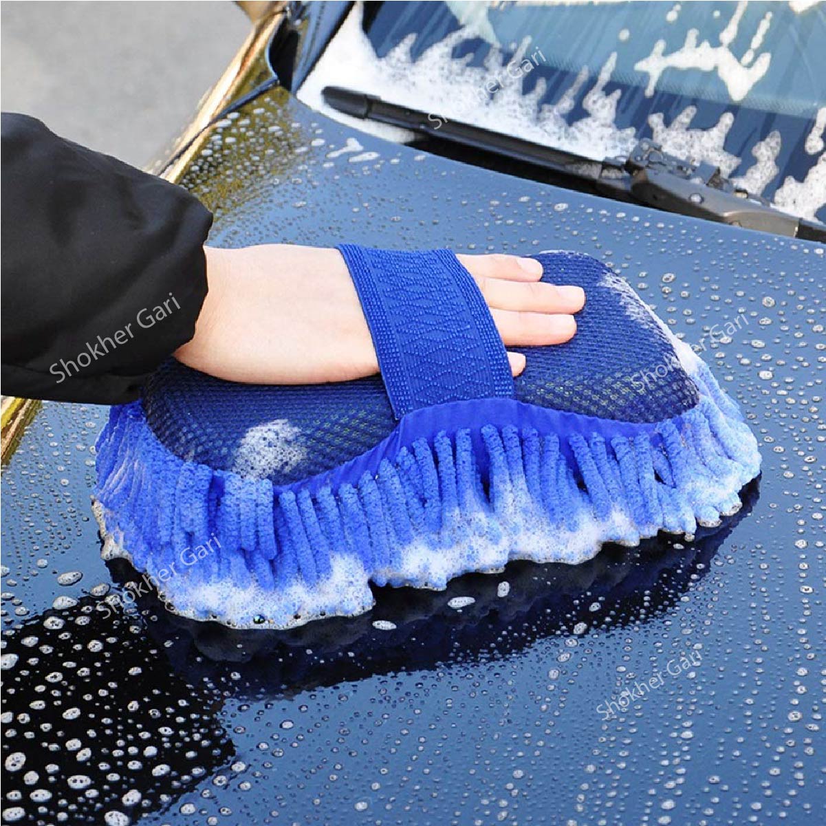 Car Washing Micro Fiber Foam Hand Mitts image 3