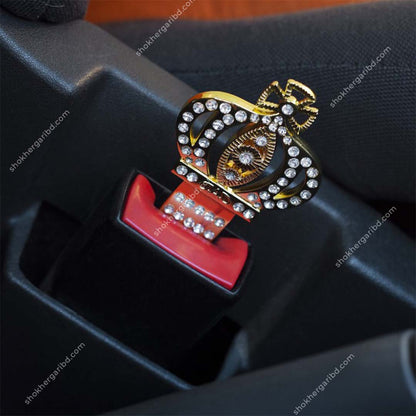 Premium Golden Stone Quality Car Seat Alarm cancel Buckle 2 pcs image 0