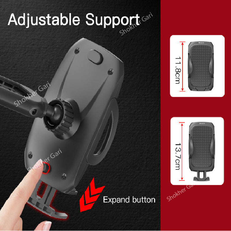 Yesido C111 Car Adjustable Mobile Dash Windshield Clip image 4