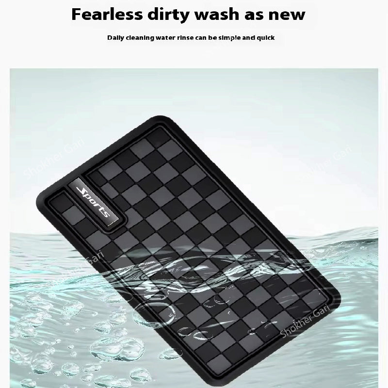 1pcs Diamond Check Pattern Anti slip mat image 2