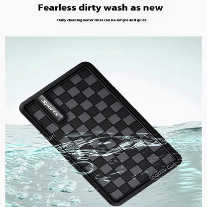 1pcs Diamond Check Pattern Anti slip mat image 2