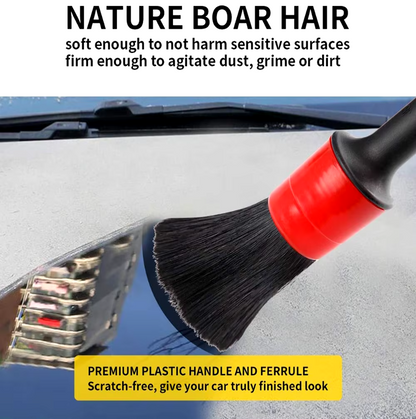 1pcs Car Cleaning Red Brush for Interior image 5