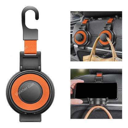 3-in-1 Seat Back Hook Car Bracket Car Cup &amp; Mobile Holder 1Pcs image 2