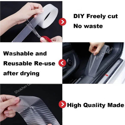 5 Meter White Carbon Fiber Tape image 1