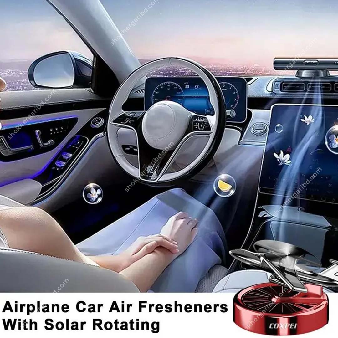Car Coxpei Air Craft Solar Air Freshener image 1