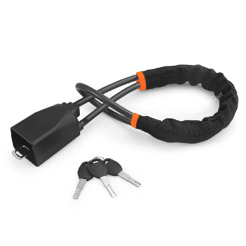 Car Steering Wheel Lock and Seat Belt Anti-Theft Lock with Keys image 6