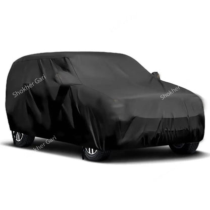 M/Y/P  Mid Size SUV Cover \ Car Cover \ Dust Cover \ Car Body Cover Umbrella Fabric 90% Water Resistant - 1890 TK, Black image
