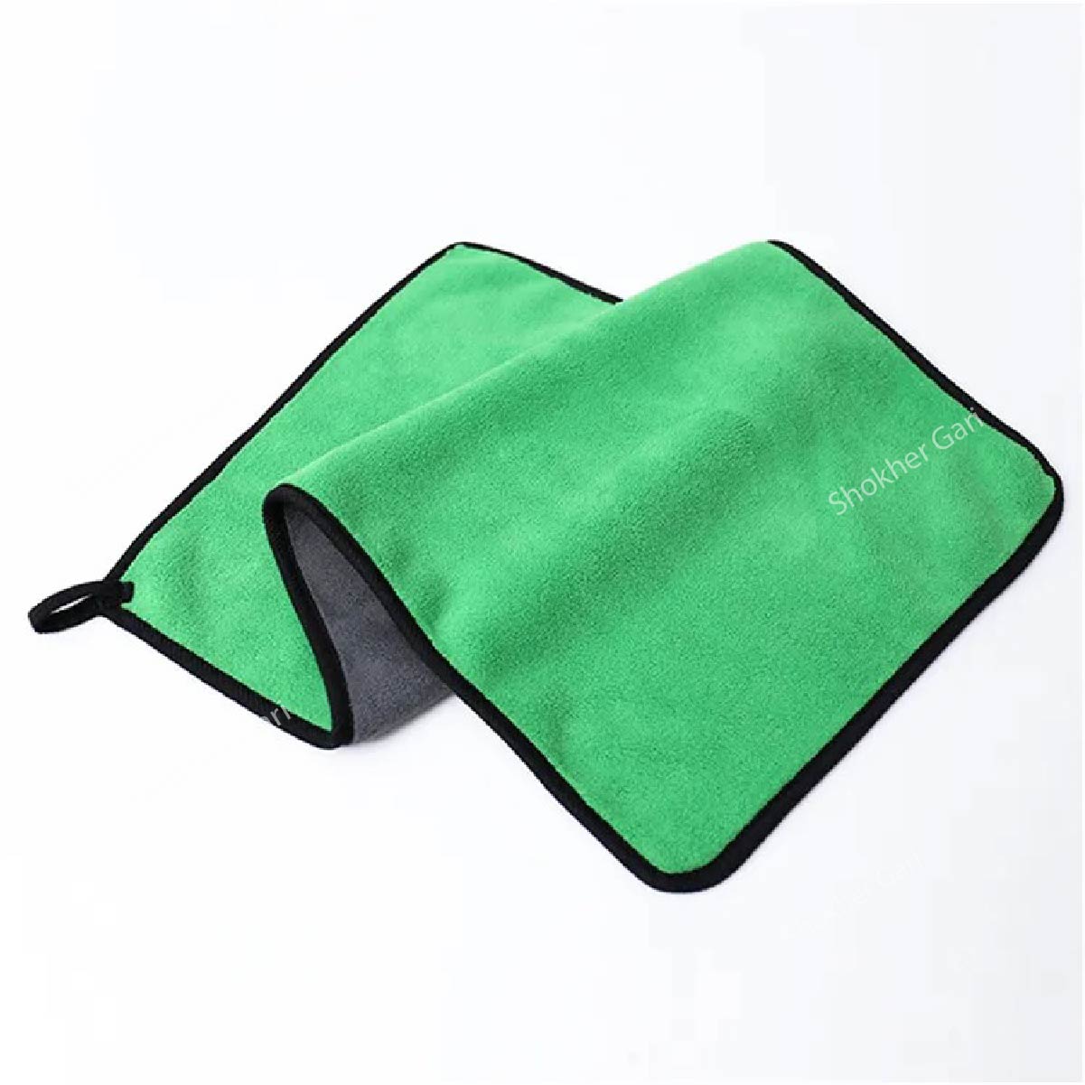Car Cleaning Soft MicroFiber Towel 3 colours and 3 size - 40x160cm, Green image