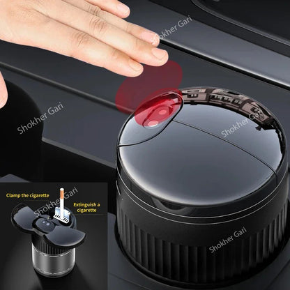 Sensor Smart Car Cup Holder Ashtray Supports Infrared Induction USB image 3