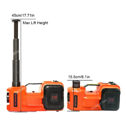 12V 5Ton Car Electric Hydraulic Floor Jack, Tire Inflator Pump image 3