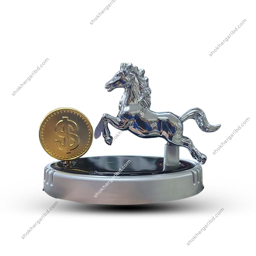 Horse &amp; Dollar Style Solar Perfume - Silver image