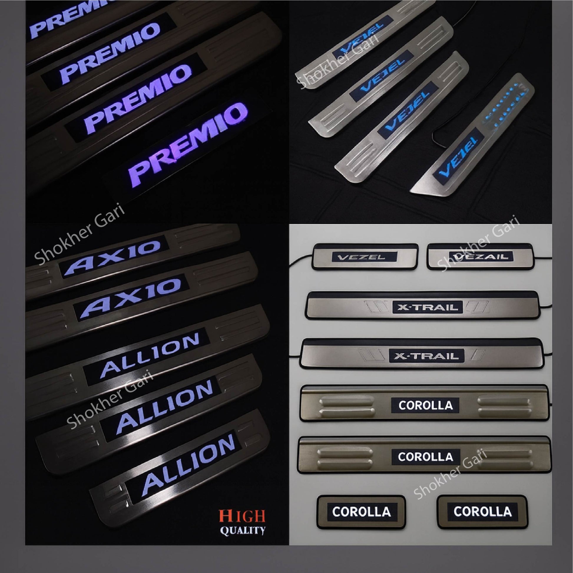 M/Y/P  Car Door Entry LED Still Lights- Car Door Sill Still Light Available For 20+ Car Model - Big image