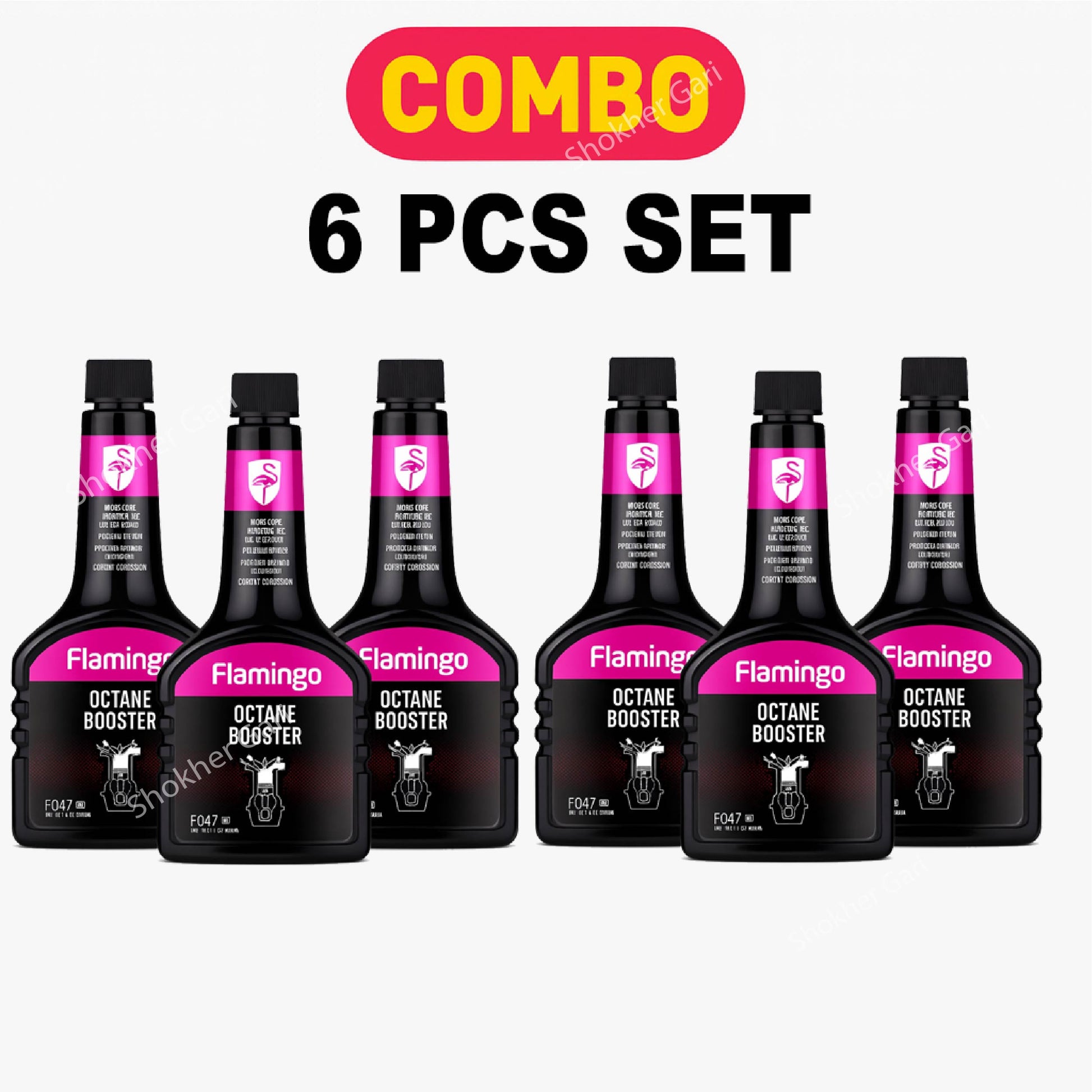 6pcs Flamingo Octane booster 250 ml Combo image 2