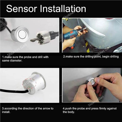 Car Parking Sensor System with 4 Sensors image 3