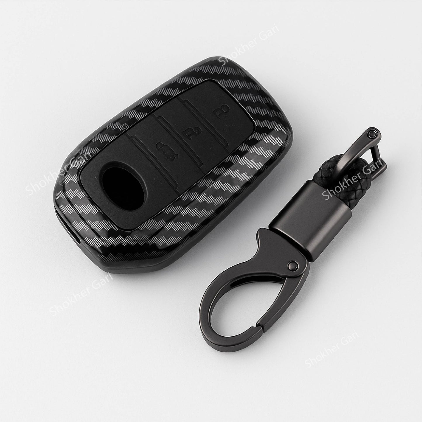 M/Y Carbon Fiber Remote Cover for Toyota Harrier New , Corolla Cross 2024 and Yaris Cross image 0
