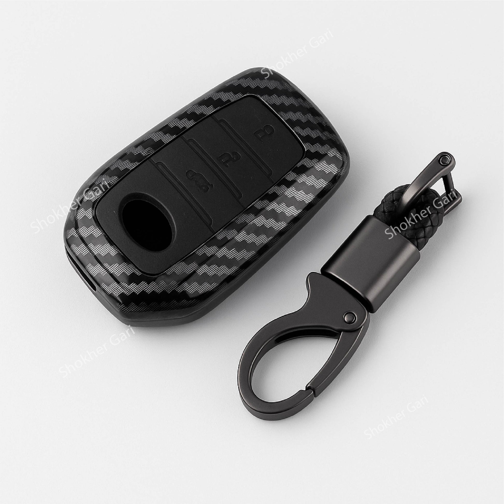 M/Y Carbon Fiber Remote Cover for Toyota Harrier New , Corolla Cross 2024 and Yaris Cross image 0