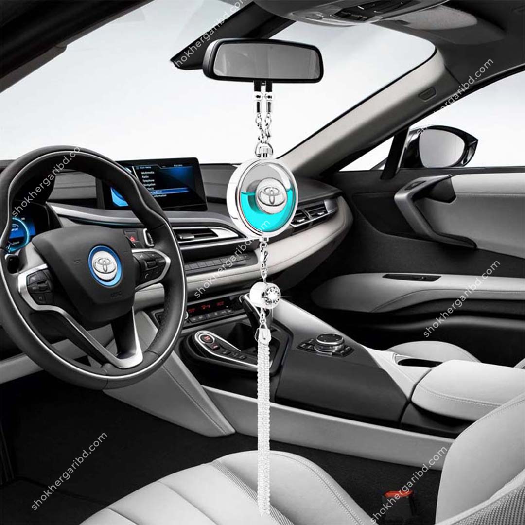 Car Premium Hanging Air Freshener With Toyota Logo image 0
