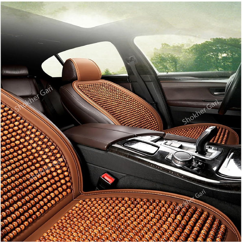 1pcs Wood Beaded Car Seat Cushion Cover image 6