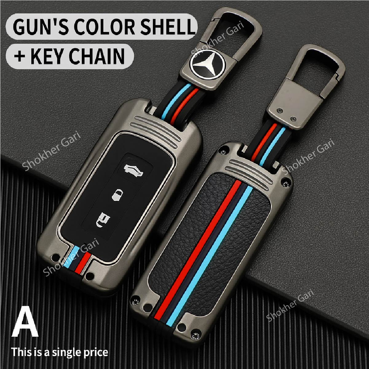 M/Y Zinc Alloy Key Cover Protection Metal Remote Cover For Toyota , Honda, Nissan, Mitsubishi,Hyundai, MG ,BMW Strong Key ...