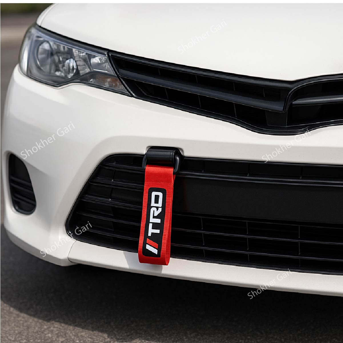 Car Style Just Show Dummy Towing Hook TRD - Red image