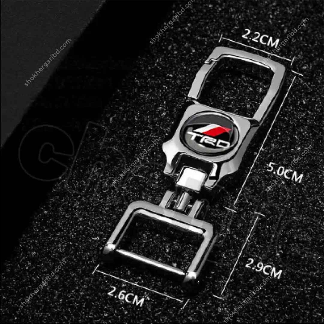 1pcs Mobile Number with KeyRing Toyota &amp; TRD image 2