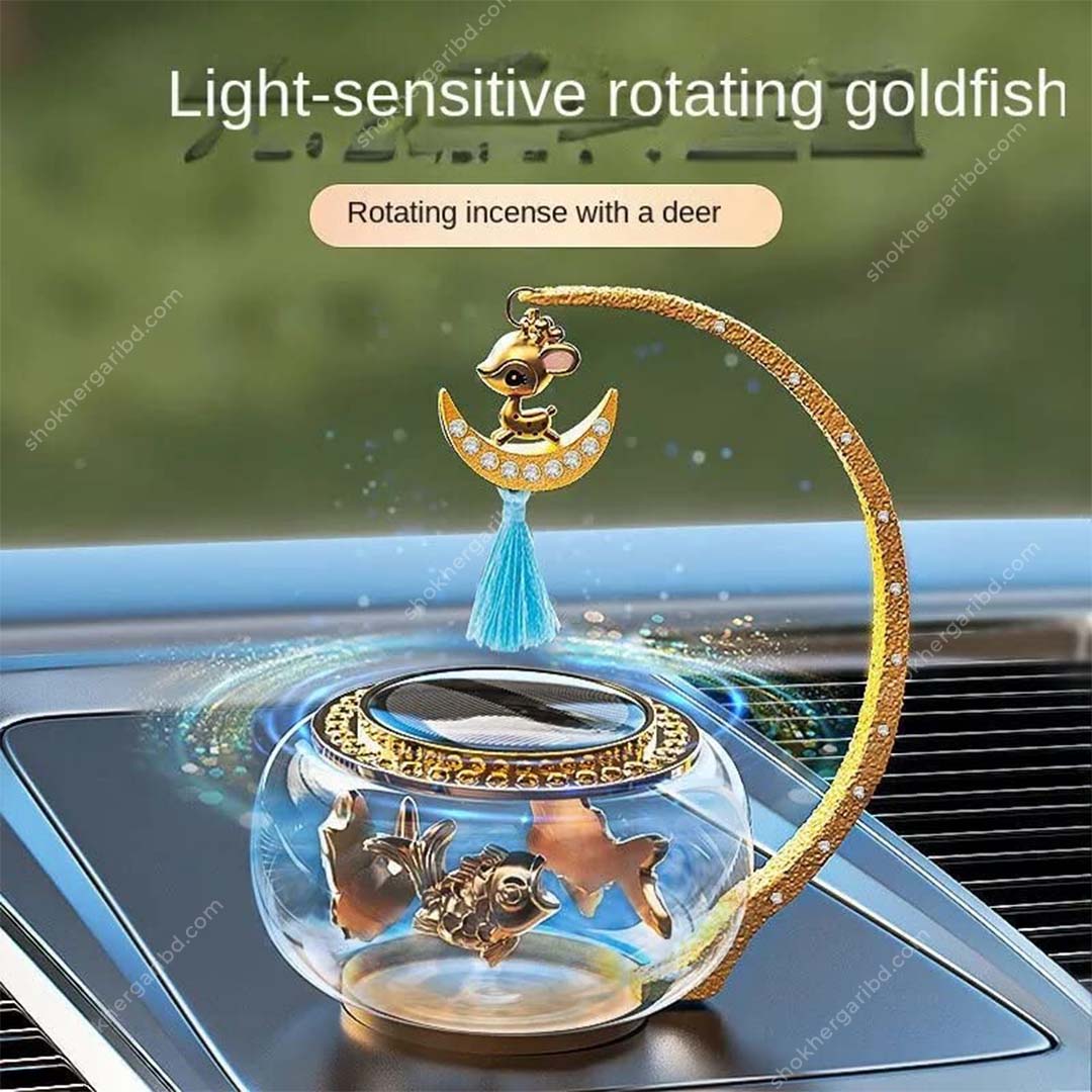 Calyrex Hanging Car Fish Style Solar Air Freshener image 0