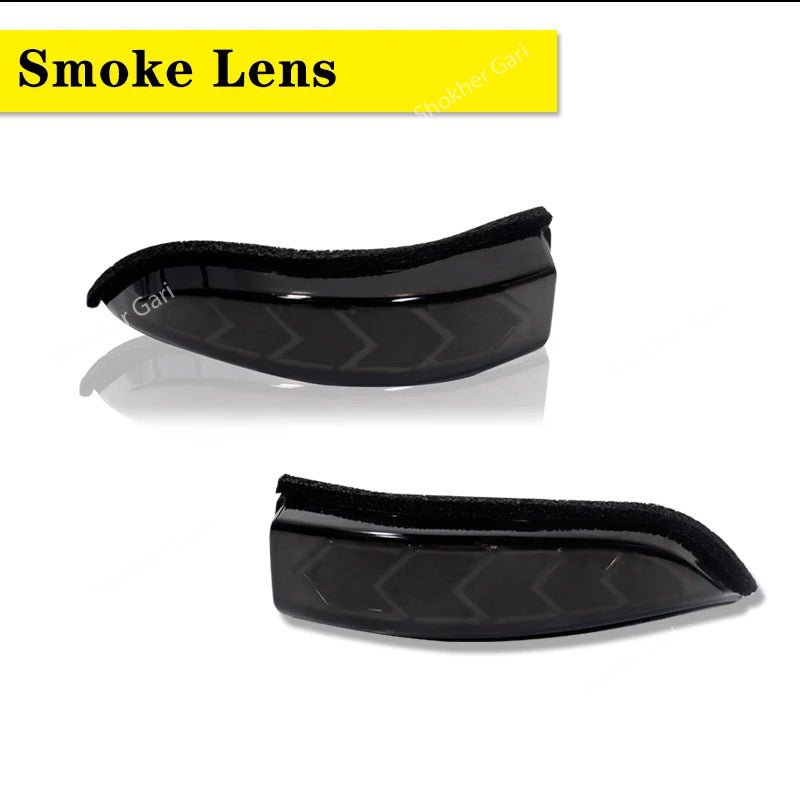 2pcs LED DRL Side Mirror Dynamic Turn Signal Light Lamp image 4